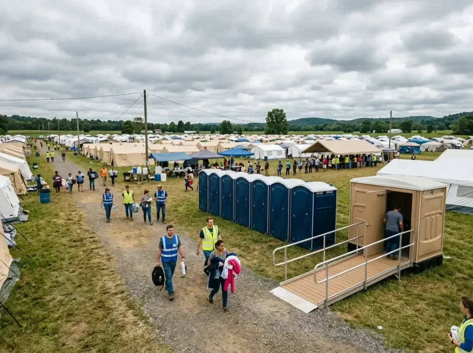 disaster-relief-camp-restrooms-010 — frequently asked questions, Dumpster & Portable Bathrooms Rental in Granite City, IL